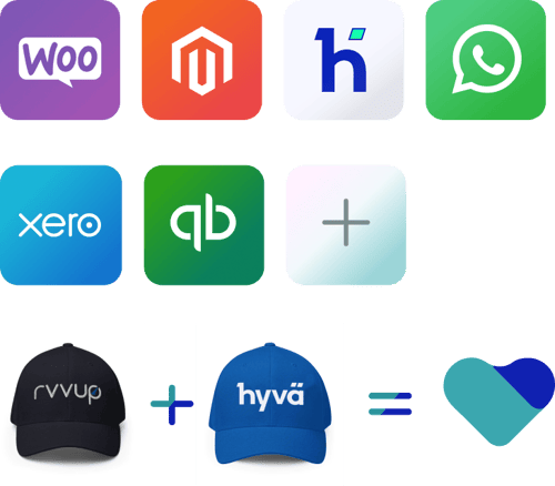 Some of the platforms Rvvup supports are Hyva, Magento, Woocommerce, What's App, Xero, Quickbooks and more