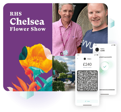 Take payments in store, showrooms, or exhibitions