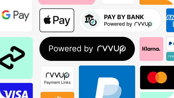 Payment icons and Rvvup badges